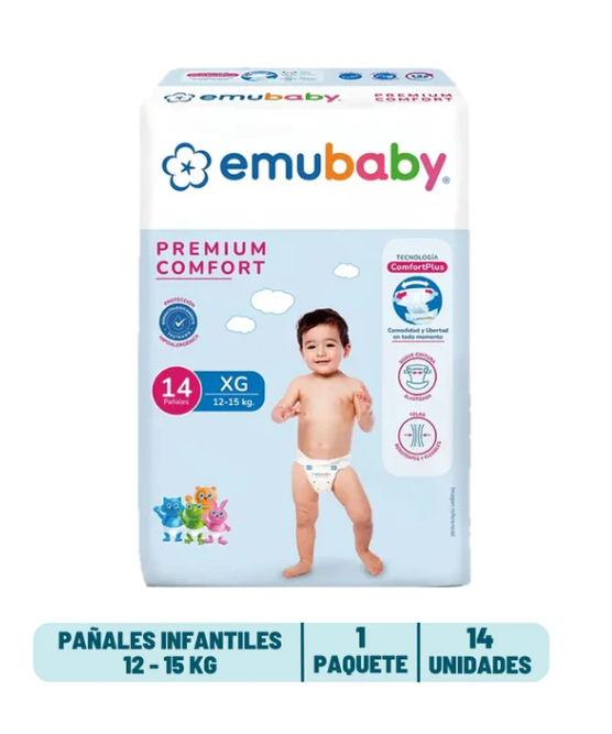 Pañal Emubaby Premium Comfort
