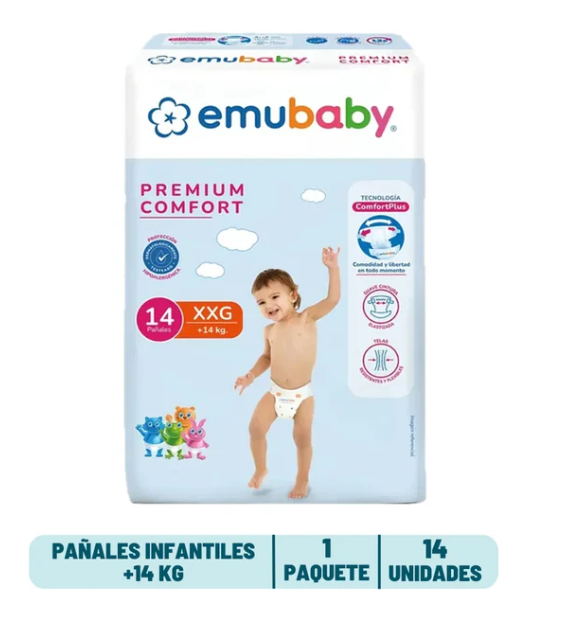 Pañal Emubaby Premium Comfort