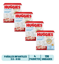 Pack Quincenal - Huggies Natural Care Pequeño - 136 unidades